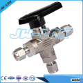 Stainless steel panel mount ball valve